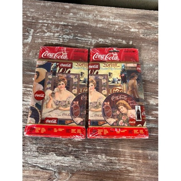 2 - Coca Cola Brand Decorative Borders Ribbon 15 Feet Each Vintage Collectible - Picture 5 of 5